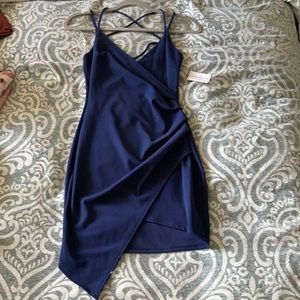 NWT blue bodycon dress